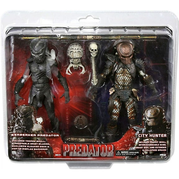 NECA Predators / Predator 2 Berserker Predator & City Hunter Action Figure