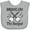AC-Heather Grey, variant on Inktastic Banjo Music Bluegrass Boys or Girls Baby Bib