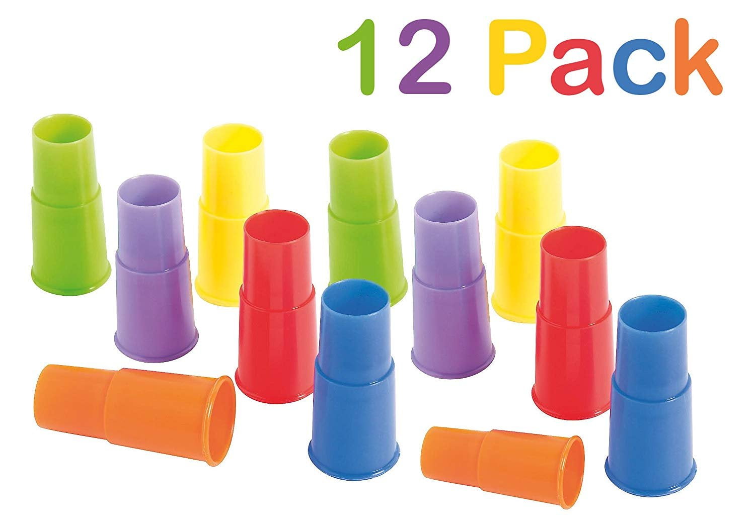 Kicko Whizzers Party Whistle Noise Maker Pack of 12 2.5 Inches