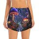 thumbnail image 2 of Balery Jungle Path Glowing Mushrooms Pantalones cortos deportivos para mujer con forro y dos bolsillos, elásticos, para entrenamiento, gimnasio, yoga-Medium, 2 of 7