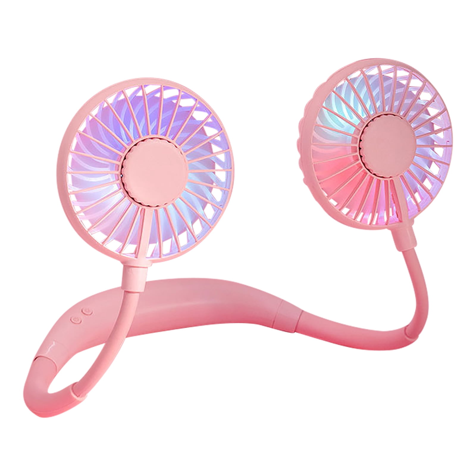 Neck Fans Portable LED Rechargeable, 2 Cooling Plates Neck Fan, 3 Speeds  with Angle Adjustable, Hands-Free Wearable Personal Fan for Home Workout  Travel - Walmart.com
