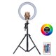 thumbnail image 1 of Trípode Telescópico De Luz De Relleno De Anillo Y Lámpara De Relleno De Anillo De Control Remoto Con Clip Para Teléfono sonducket EL011197-00, 1 of 4
