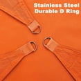 thumbnail image 5 of Sun Shade Sail for Patio, Yamaziot 6.6'x10' Rectangle Canopy, Waterproof UV Block Cover Sunshade for Outdoor Backyard Lawn Garden Pool, Orange, 5 of 8