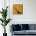 thumbnail image 2 of Canvas Print Wall Art Oil Paintings Modern Marble Texture Dark Yellow Picture Prints Artwork for Living Room Kitchen Bathroom Bedroom,Stretched and Framed Ready to Hang,Abstract Fluid Stripe Art, 2 of 9