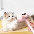 thumbnail image 4 of Tvtnvo Dog Brushes for Grooming Self Cleaning Pet Brush 3 in 1 USB Rechargeable 360 Rotating Bristle Head Groomer Hair Removal Gentle Massage for Dogs Pets Pink 7.9x4.5in, 4 of 8