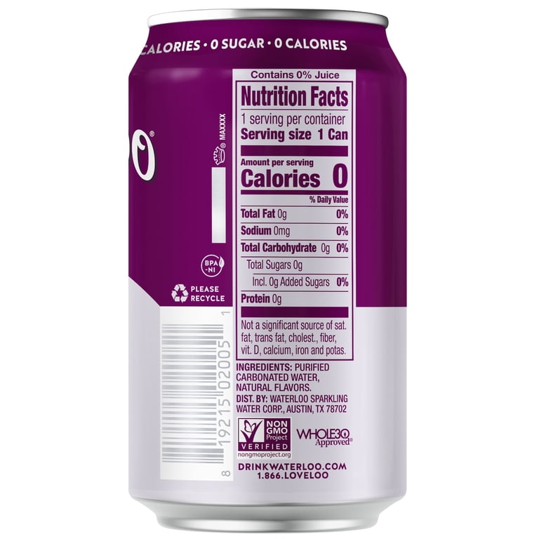 Waterloo Black Cherry Sparkling Water, 12 fl oz, 12 Pack photo 8