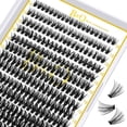 thumbnail image 1 of B&Qaugen Easy Fan Lashes D-0.03-19 B&Qaugen Easy Fan Volume Lashes 0.03 Extensiones de pestañas D Curl Mega Lash Extension 9 a 25 mm Negro mate B&Q Easy Volume Fan Lashes (D-0.03,19 mm), 1 of 4