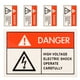 thumbnail image 1 of 5 pegatinas de advertencia de alto voltaje para seguridad eléctrica, peligro, peligro eléctrico, calcomanías de vinilo para tienda, 1 of 7