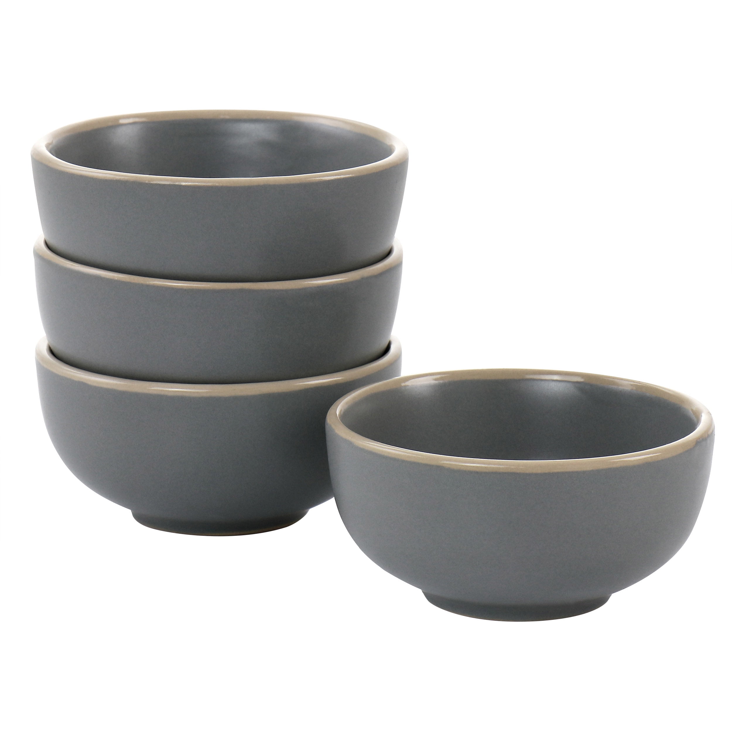 Gibson Home Rockaway 4 Piece 3.5" Fruit Bowl Set