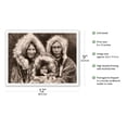 thumbnail image 2 of Eskimo Family - Noatak Alaska - The North American Indians - Vintage B&W Historical Photograph by Edward S. Curtis c.1929 - Master Art Print (Unframed) 9in x 12in, 2 of 4