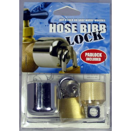 Hose Bib Lock - Fits Any Standard Outdoor Faucet Hose Spigot Or Vacuum (Best Outdoor Hose Bib)