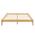 thumbnail image 5 of Euroco Dry Bamboo Wood Platform Bed Frame, 12 inch Height Full Size Bed, Natural, 5 of 10