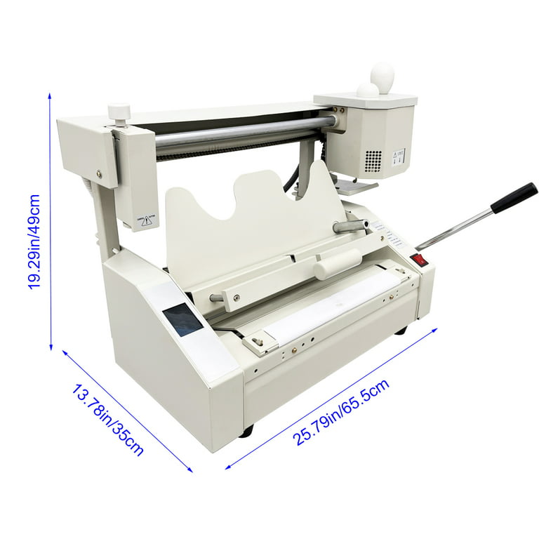 Techtongda Touch Screen Electric Durable Glue Binding Hot Thermal Book  Binder Glue Book Binding Machine for Paper&Leather