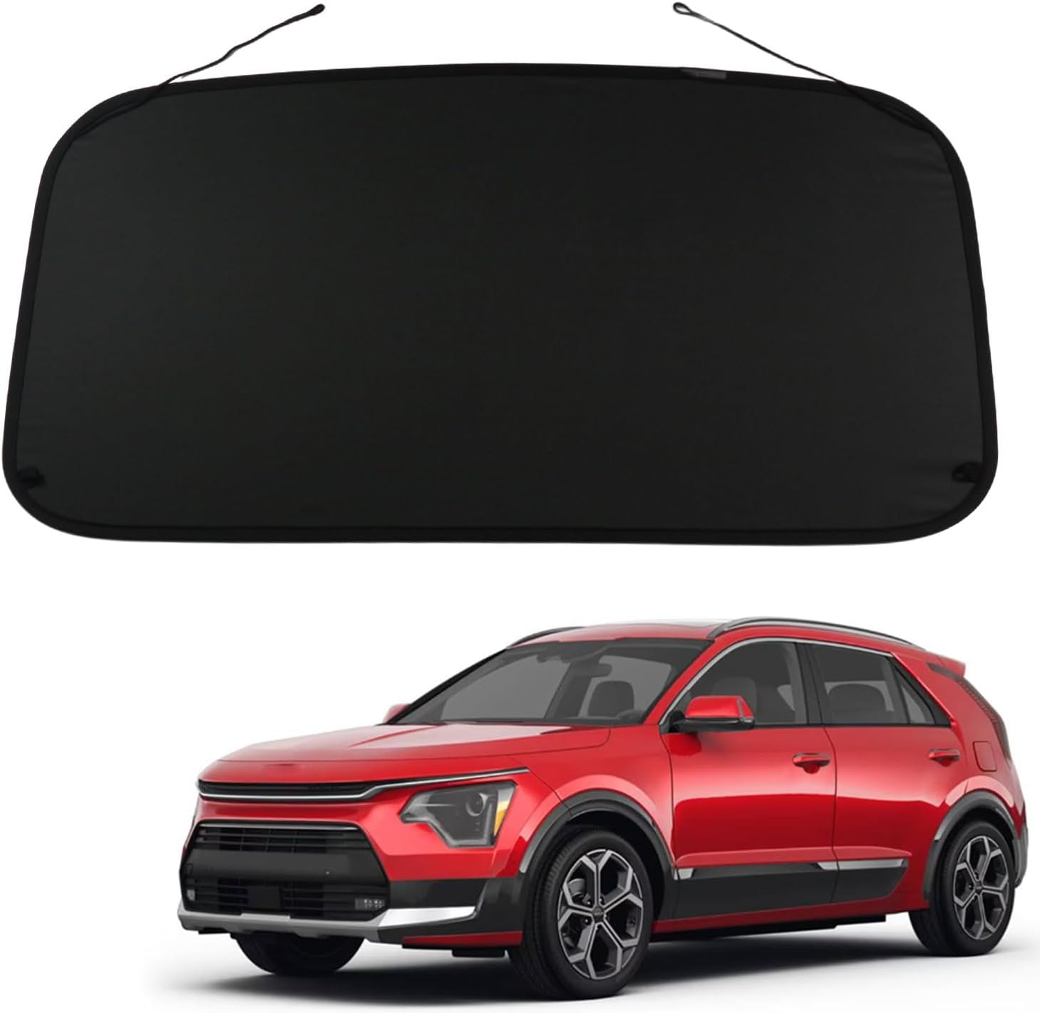 Cubierta de carga de malla suave para Kia Niro 2023-2026, accesorio para SUV, sombra trasera de privacidad estilo original en negro 5
