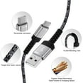 thumbnail image 5 of USB C Cables,ABCPOW 4PACK Type C Charging Cable 6ft10ft Type C Cables 6ft10ft USB A to USB C Charger Cable Type C Cable High Speed Android Phone Charger Cords Type C Charger Fast Charging Cables, 5 of 8