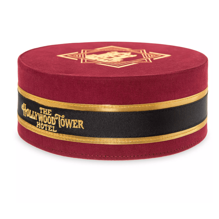 Disney Parks Hollywood Tower Hotel Bellhop Hat for Adults New with