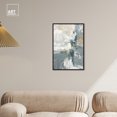 thumbnail image 3 of Mist Green Abstract Canvas Wall Art by Art Remedy, Black Floater Frame, 16"x24", 3 of 7