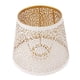 thumbnail image 2 of Lamp Shade E27 E26 White Carved Flower Pattern Iron Modern Design Easy Installation Bulb Shade for Home Living Room, 2 of 5