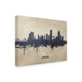 thumbnail image 2 of Michael Tompsett 'Boston Massachusetts Skyline Concrete' Canvas Art, 2 of 3