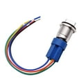 thumbnail image 2 of 3 position metal selector rotary locking button switch with 12V lighting switch, 2 of 4