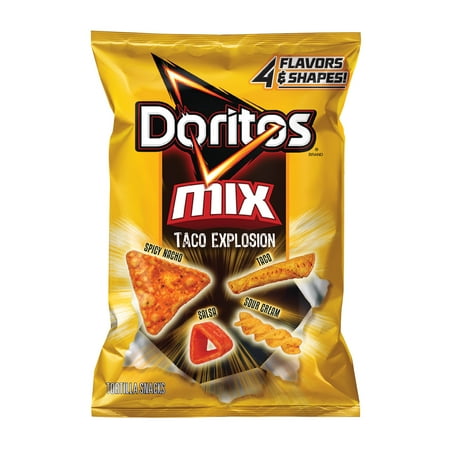 Doritos Mix Taco Explosion Tortilla Snacks 3 oz. Bag