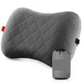 thumbnail image 1 of Ultralight Inflatable Pillow with Removable Cover for Neck Lumber Support - Upgrade Washable Travel Air Pillows for Camping, Hiking, Backpacking (Grey), 1 of 6