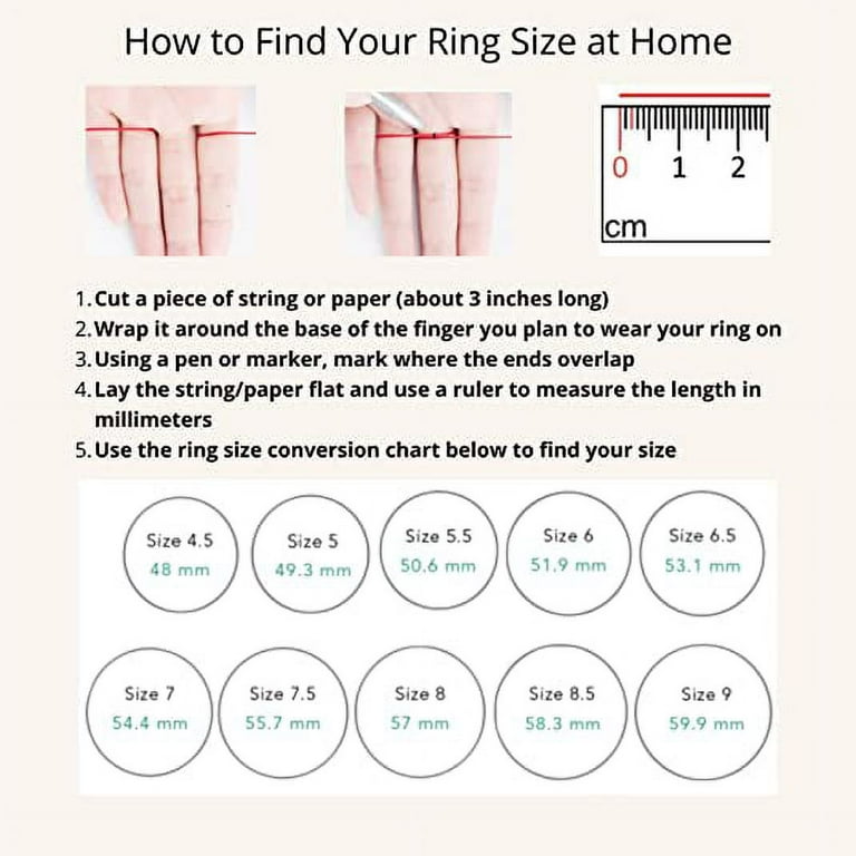 Inches How To Measure Ring Size At Home With Tape Measure OVAL