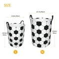 thumbnail image 5 of Fotbe Soccer Ball Laundry Basket with Handles, Waterproof Large Laundry Hamper, Wash Bag for Corner Dorm, Rolling Laundry Basket with Handles-Medium, 5 of 8