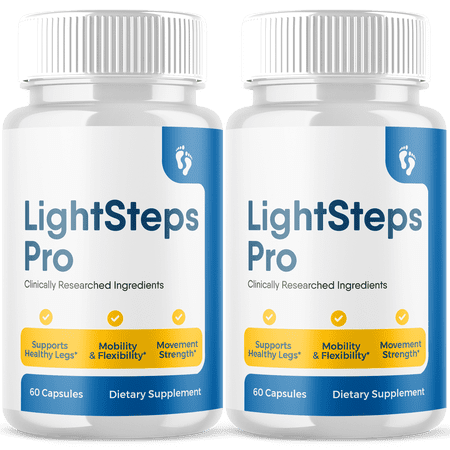 LightSteps Pro Joint Support Pills Advanced Mobility Support Supplement Light Steps Pro 120 Capsules