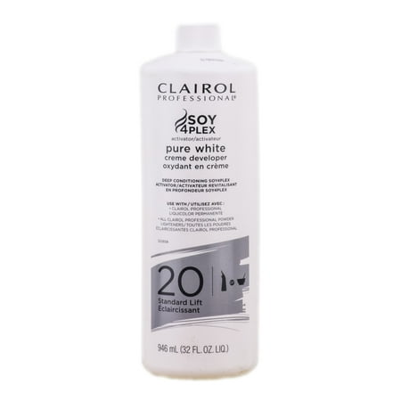- Clairol Pure White Creme Developer - Standard Lift - Option : 20 Volume - 32 oz