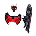 thumbnail image 4 of Conjunto de mono con máscara de de dragón para niños, divertido de Halloween para actuaciones en el escenario L, 4 of 10