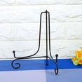 thumbnail image 2 of Ccdes 1pcs 4 - 12  Iron Easel Classic Display Stand Bowl Plate Photo Frame Book Artwor Black, 2 of 3