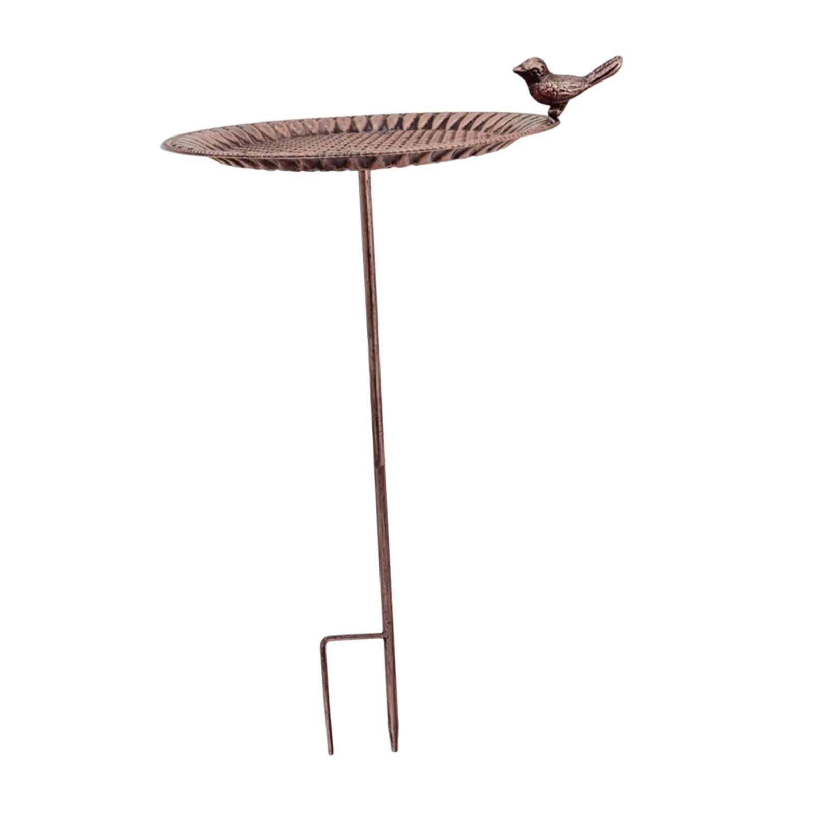 Zxpjkyu Bird Feeder Modern Easy to Install with Stake for Backyard Outside Flowerbed
