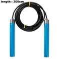 thumbnail image 2 of Weighted-Skipping Ropes for Cardio, Endurance Training, Fitness, Jumping Exercise,Adjustable Length - blue, 2 of 5