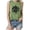 Z2 Light Green, variant on HCYSFG Women's Graphic Tank Top Crew Neck Sleeveless Loose Fit High-Low Hem Casual Summer Daily Wear for Beach Vacation Street Style under $5