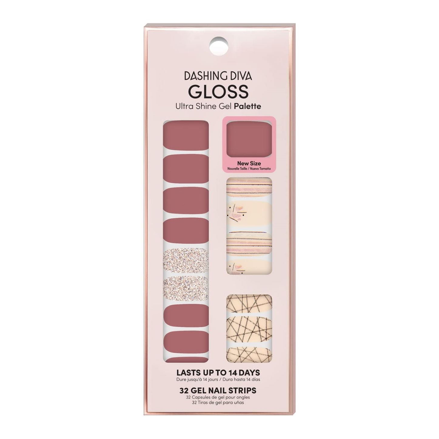 Dashing Diva Gloss Ultra Shine Gel Color Nail Strips, Inside Edition - Dashing Diva Gloss Ultra Shine Gel Color Nail Strips, Inside Edition -