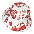 thumbnail image 3 of Easygdp Fire Truck Double-Sided Reflective Fisherman Hat,Sun Visor,Casual Hat,Fluorescent Hat,Suitable For Outdoor And Night Walking,Unisex, 3 of 9