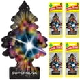 thumbnail image 2 of LITTLE TREES Air Fresheners Car Air Freshener. Hanging Tree Provides Long Lasting Scent for Auto or Home. Supernova, 24 Air Fresheners, 2 of 5