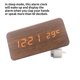 thumbnail image 4 of Reloj Triangular Control De Voz Creativo Led Despertador Electrónico Digital De Madera matsuzay EL014023-02, 4 of 6