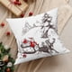 thumbnail image 4 of Decoraciones navideñas, decoración navideña para sala de estar, festival, suave y agradable para la piel, impresión digital a color, funda de almohada de terciopelo de piel de melocotón. Funda de almo, 4 of 6