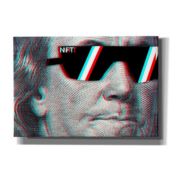Epic Graffiti 'NFT Degen' by Epic Portfolio, Canvas Wall Art, 26"x18"