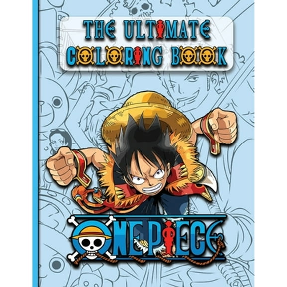 Pre-Owned One Piece Coloring Book: The Ultimate coloring book for Kids Teens and Adults (Paperback) by Millie Schmeler