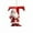 T, variant on 26 Letters Christmas Tree Decoration Pendant,Santa Claus DIY Hanging Christmas Ornaments,2024 Christmas Initial Ornaments,Personalized A-Z Letter Ornaments for Christmas Tree Home Window Gifts