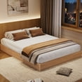 thumbnail image 5 of King Size Fluted Bed Frame,Wood Platform Bed Frame with Minimalist Bed Base,Low Profile Design,No Headboard,Noise-Free, Easy Assembly, No Box Spring Needed, 5 of 8