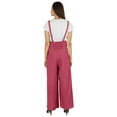 thumbnail image 4 of Bimba Stylish Solid Dungaree For Womens Adjustable Strap Loose Rayon Romper Pants, 4 of 6