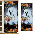 thumbnail image 2 of 1PC 3D Skeleton Door Cover, Cute Halloween Home Decor for Door & Window, Cloth, (One Size, A), 2 of 9