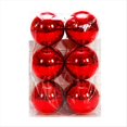 thumbnail image 2 of 6 Bolas de Navidad de 8 cm, Luces Decorativas para Árbol de Navidad, Colgantes para Ventana, Techo, Compras, Color Rojo, 2 of 6