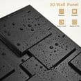 thumbnail image 6 of 20Pack 3D Wall Panels, 11.8"x11.8" Modern Geometric Wall Panel Interior Accent Wall Tiles for Living Room Hotel Office, Coving 19.4 Sq.Ft, 6 of 7