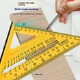 thumbnail image 3 of Carpenter Triangle Square Measuring Ruler 45 Degree Ruler Woodworking Scriber Angle Ruler For Woodworking, 3 of 6