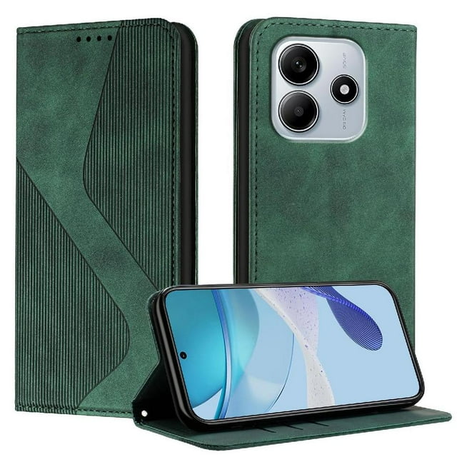 Funda Cartera GANGXUN para Xiaomi Poco M7 Pro 5G , Soporte, Ranuras para Tarjetas y Cierre Magnético